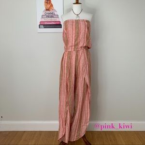 Anthropologie Drew Emerson Striped Jumpsuit